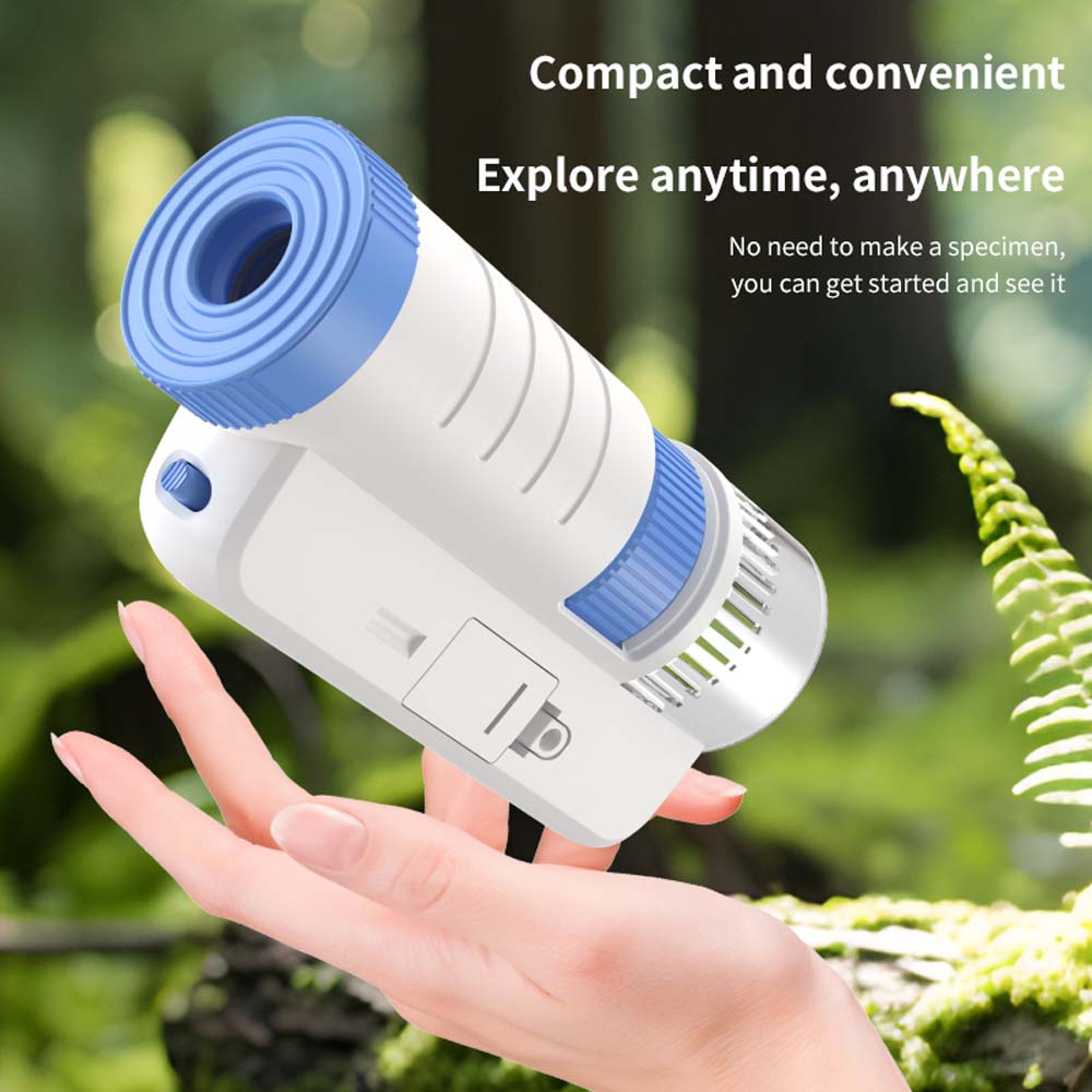 Kids Handheld Microscope with LED Light