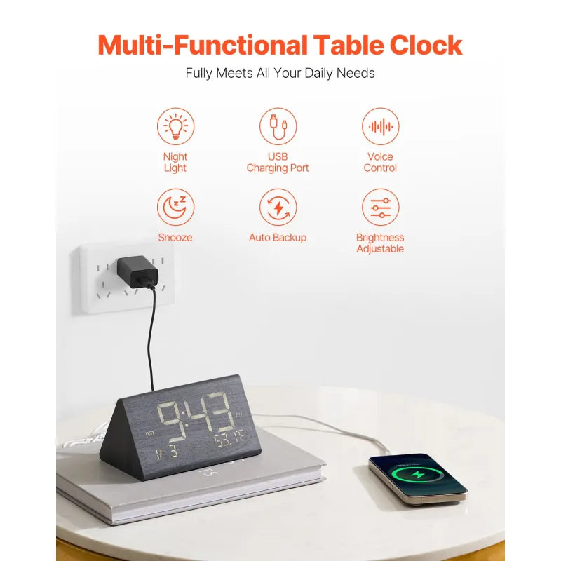 Digital Alarm Clock - detail