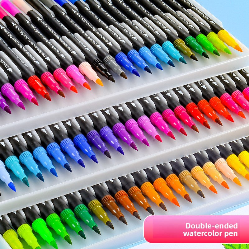 Dual Tip Watercolor Markers Washable Art Pens