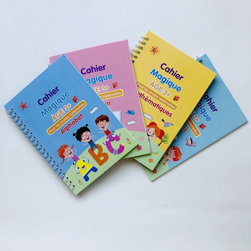 Handwriting Practice Book - in use