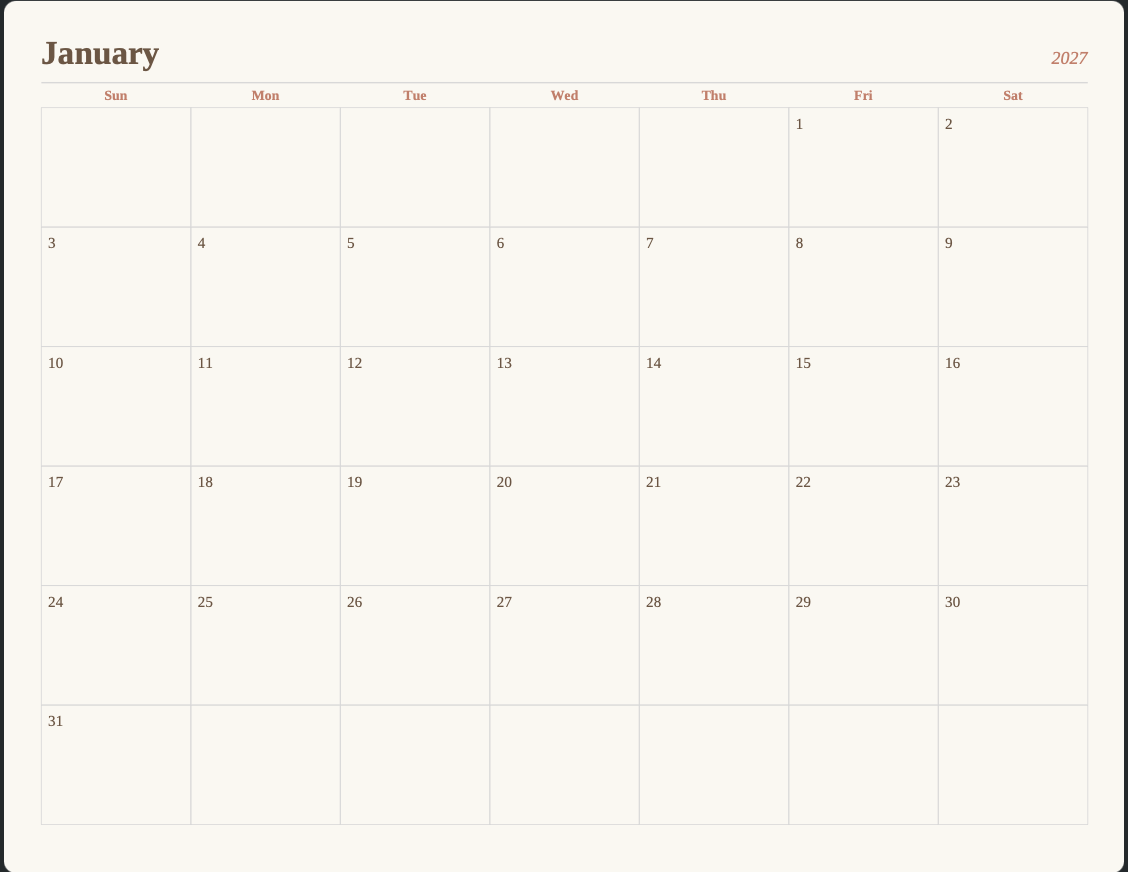 The Cozy Learning Calendar