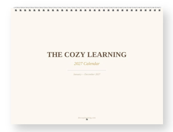 The Cozy Learning Calendar