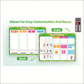 Dry-Erase Math Flash Cards for Kids Addition Subtraction Learning Games