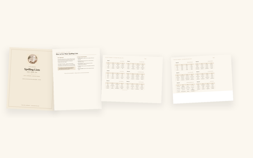 4th Grade Spelling List Printable | 36 Weeks Greek & Latin Roots | Homeschool Digital Download